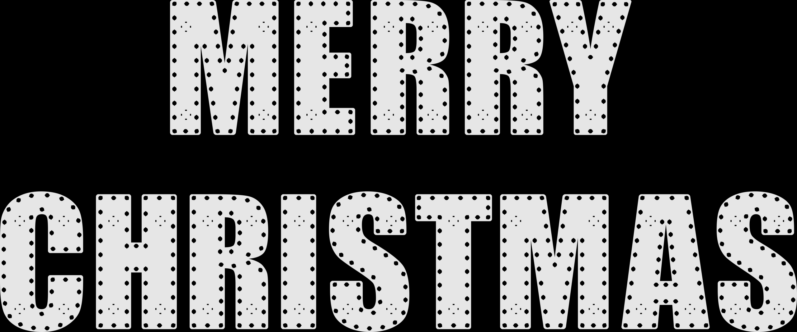 Merry Christmas 15 inch Letters